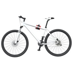 Gossi suport reparatii biciclete de perete, pliabil, rosu/ negru otel