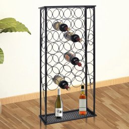 Gossi suport sticle de vin pentru 28 de sticle, metal