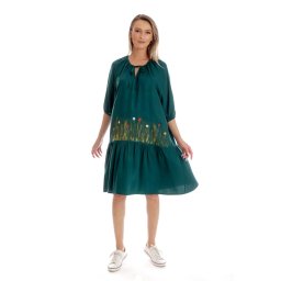 Rochie Dama, Eranthe, Boho Style, cu Pictura Realizata Manual V351