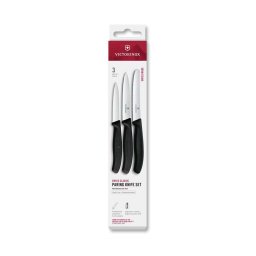 Victorinox - Set de 3 cuțite pentru legume SWISS CLASSIC, negru