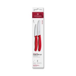 Victorinox SWISS CLASSIC – Set de 2 cuțite pentru legume, roșu