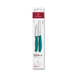 Victorinox SWISS CLASSIC - Set de 2 cuțite pentru legume, turcoaz