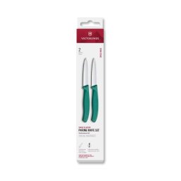 Victorinox - Set de 2 cuțite pentru legume SWISS CLASSIC, 8 cm, turcoaz