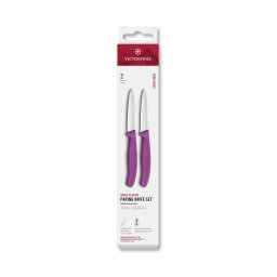 Victorinox - Set de 2 cuțite pentru legume SWISS CLASSIC, lamă 8 cm, violet