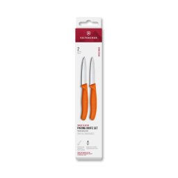 Victorinox - Set de 2 cuțite pentru legume SWISS CLASSIC, lamă 8 cm, portocaliu