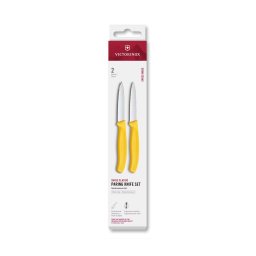 Victorinox - Set de 2 cuțite pentru legume SWISS CLASSIC, lamă 8 cm, galben