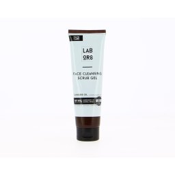 Labor8 Hemp face cleansing scrub gel Gel de curățare pentru exfoliant facial cu ulei de cânepă 125 ml