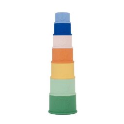 Badabulle - Set 7 jucarii stivuibile pentru baie