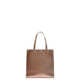 TED BAKER Geantă Rosmah Rose Detail Metallic Large Icon 282268 rosegold