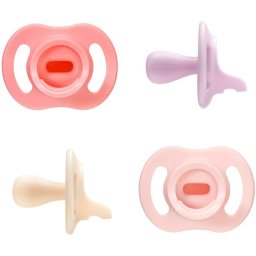 Tommee Tippee Ultra Light Stay Put 0-6 m suzetă Girl 4 buc