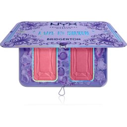 NYX Professional Makeup Bridgerton Royal Blush paleta fard de obraz culoare 02 Lady In Silver 2x5 g