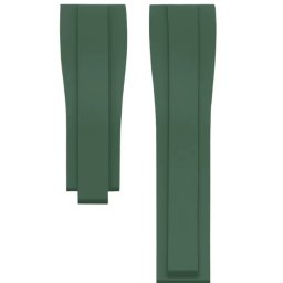 Curea pentru Rolex verde 20mm fără cataramă