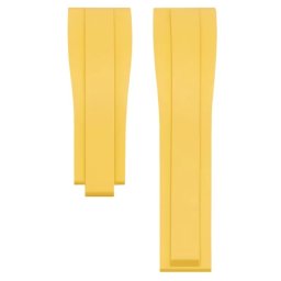 Curea pentru Rolex galbenă 20mm fără cataramă