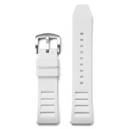 Curea silicon tip Richard Mille albă 22mm