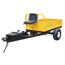 Remorca cu tractiune ProGARDEN Alpine RM500T 500kg 1 Osie Prindere Bolt pentru Motocultor Roti 19x7-8
