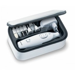 Set manichiura si pedichiura Beurer MP 42, ON/OFF, 7 atasamente, Alb
