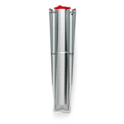 Suport pentru uscator de rufe exterior Brabantia 90300212, Ø45mm, Metal galvanizat, In pamant sau beton, Inox