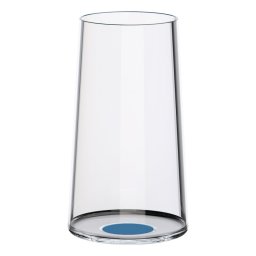 Set 2 pahare de cristal Trebonn SplitGlass 2025132, 320 ml, Ø7.8x12.5 cm, Posibilitate atasare picior, Albastru