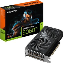 Placa video nVidia GeForce RTX 5060 Ti WINDFORCE MAX OC 16GB GDDR7 128 bit