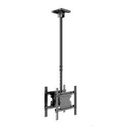 Suport TV tavan dublu MB-5491 2 x 42"-70" reglabil 832 -3000 mm max.70kg Negru