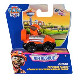 PATRULA CATELUSILOR PUP SQUAD RACERS AIR RESCUE VEHICUL METALIC ZUMA SCARA 1 LA 55 SuperHeroes ToysZone