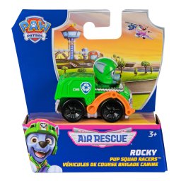 PATRULA CATELUSILOR PUP SQUAD RACERS AIR RESCUE VEHICUL METALIC ROCKY SCARA 1 LA 55 SuperHeroes ToysZone