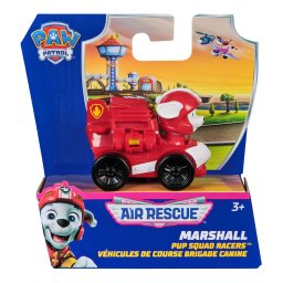 PATRULA CATELUSILOR PUP SQUAD RACERS AIR RESCUE VEHICUL METALIC MARSHALL SCARA 1 LA 55 SuperHeroes ToysZone