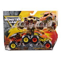 MONSTER JAM SET 2 MASINUTE METALICE MAX D XX SI EL TORO LOCO SCARA 1 LA 64 SuperHeroes ToysZone