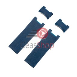Curea silicon albastră, fără cataramă pentru Ulysse Nardin 22mm