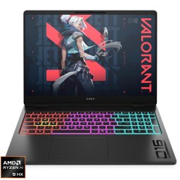 Laptop Gaming HP OMEN MAX 16-ak0000nn, Procesor AMD Ryzen™ AI 9 HX 375, 16 inch, WQXGA, IPS, 32GB DDR5 RAM, 1TB SSD, NVIDIA® GeForce RTX™ 5080 16GB GDDR7, Free DOS, Negru (INT Keyboard)