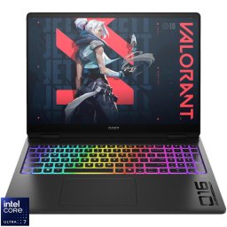 Laptop Gaming HP OMEN MAX 16-ah0009nn, Procesor Intel® Core™ Ultra 7 255HX, 16 inch, WQXGA, OLED, 240Hz, 64GB DDR5 RAM, 1TB SSD, NVIDIA® GeForce RTX™ 5070 12GB GDDR7, Free DOS, Negru (INT Keyboard)