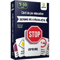 Semne de circulatie. Carti de joc educative
