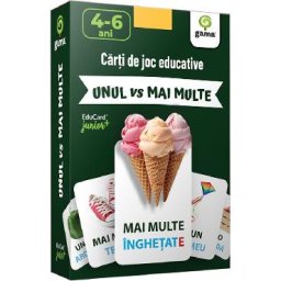 Unul vs mai multe. Carti de joc educative