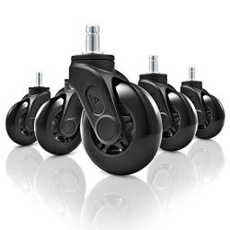 Scaun Gaming SW10, castors (black)