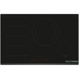 Plita Plita incorporabila Inductie, 4 zone de gatit, Flex Zone, Home Connect, Power Boost, 80cm, Negru