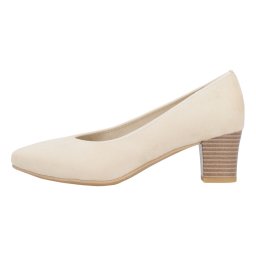 Pantofi dama, Rieker, 44650-60-Bej, casual, textil, cu toc, bej (Marime: 40)
