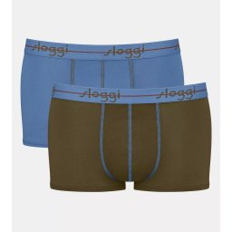 SLOGGI Boxeri 'Start' albastru / oliv / roșu
