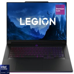 Laptop Gaming Lenovo Legion 9 18IAX10, 18 inch, WQUXGA IPS 240Hz, Procesor Intel® Core™ Ultra 9 275HX, 192GB DDR5, 4TB SSD, NVIDIA GeForce RTX 5080 16GB, No OS, Negru (INT Keyboard)