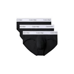 CALVIN KLEIN Lenjerie (Pack of 3) Hip Brief LV00NB4388 UB1 black/black/black