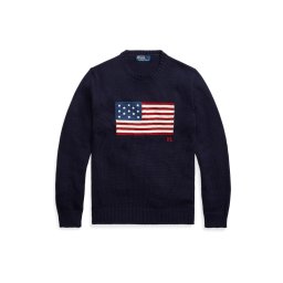 Polo Ralph Lauren Pulover bleumarin / azuriu / roșu rodie / alb