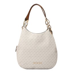 MICHAEL Michael Kors Geantă de umăr 'Lillie' crem / bej închis / maro caramel