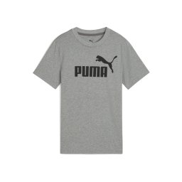 PUMA Tricou 'ESS No. 1' gri amestecat / negru