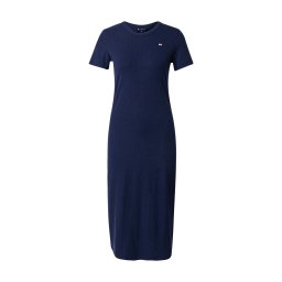 Tommy Jeans Rochie albastru închis / roșu / alb