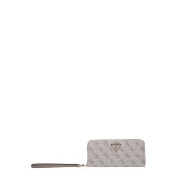 GUESS Portofel 'LAUREL II' brocart / alb murdar
