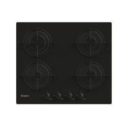Plita Gaz incorporabila CVW6BB, 4 Arzatoare gaz, Aprindere electrica, 60 cm, Negru