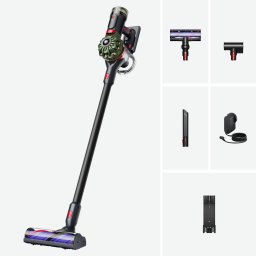 Aspirator vertical fără fir Dyson V8 Cyclone™, Verde Army/Negru