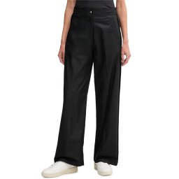 CALVIN KLEIN Pantaloni Cotton Twill Aop Logo Stripe P LV044D612G UB1 black
