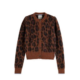 SCOTCH & SODA Jachetă Fuzzy Jacquard U9B01043T 297 peace leopard