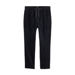 SCOTCH & SODA Pantaloni Fave Cotton Corduroy Loose Tapered Jogger 181187 021 anthracite