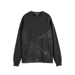 SCOTCH & SODA Futer Loose Fit Overdyed Awshirt 181534 021 meteorite